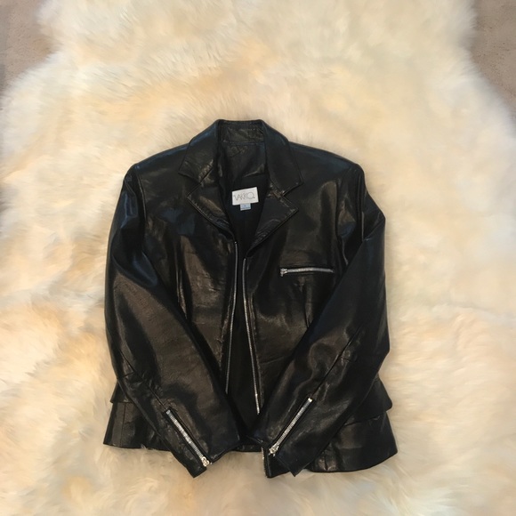 Black Leather Jacket - Picture 2 of 7